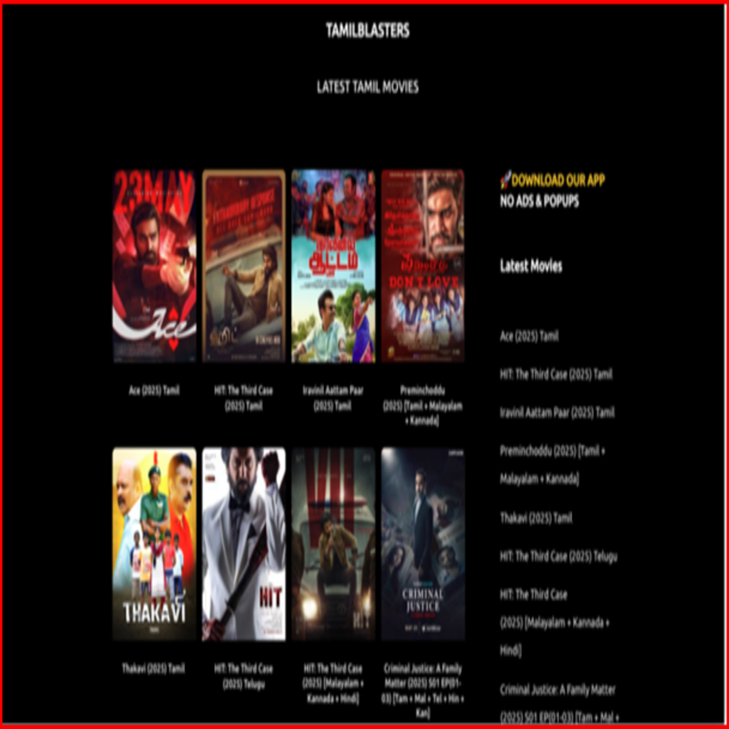 Everything You Need to Know About the TamilBlaster New Link This Year