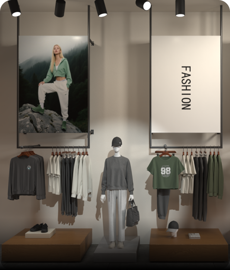 GoShop virtual fashion shopping 3D product visualization online retail