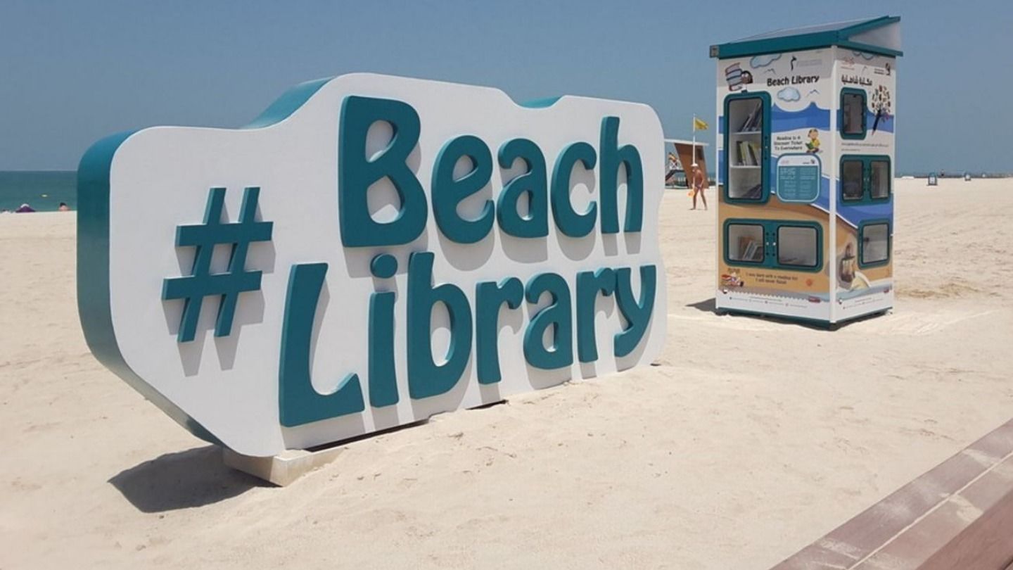 Dubai Opens New Beach Library at Jumeirah Beach 2 to Promote Reading
