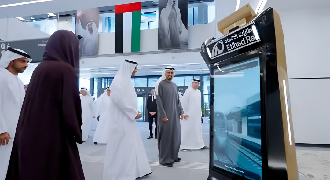 Inside UAE’s First Etihad Rail Station in Fujairah with Robot Guides