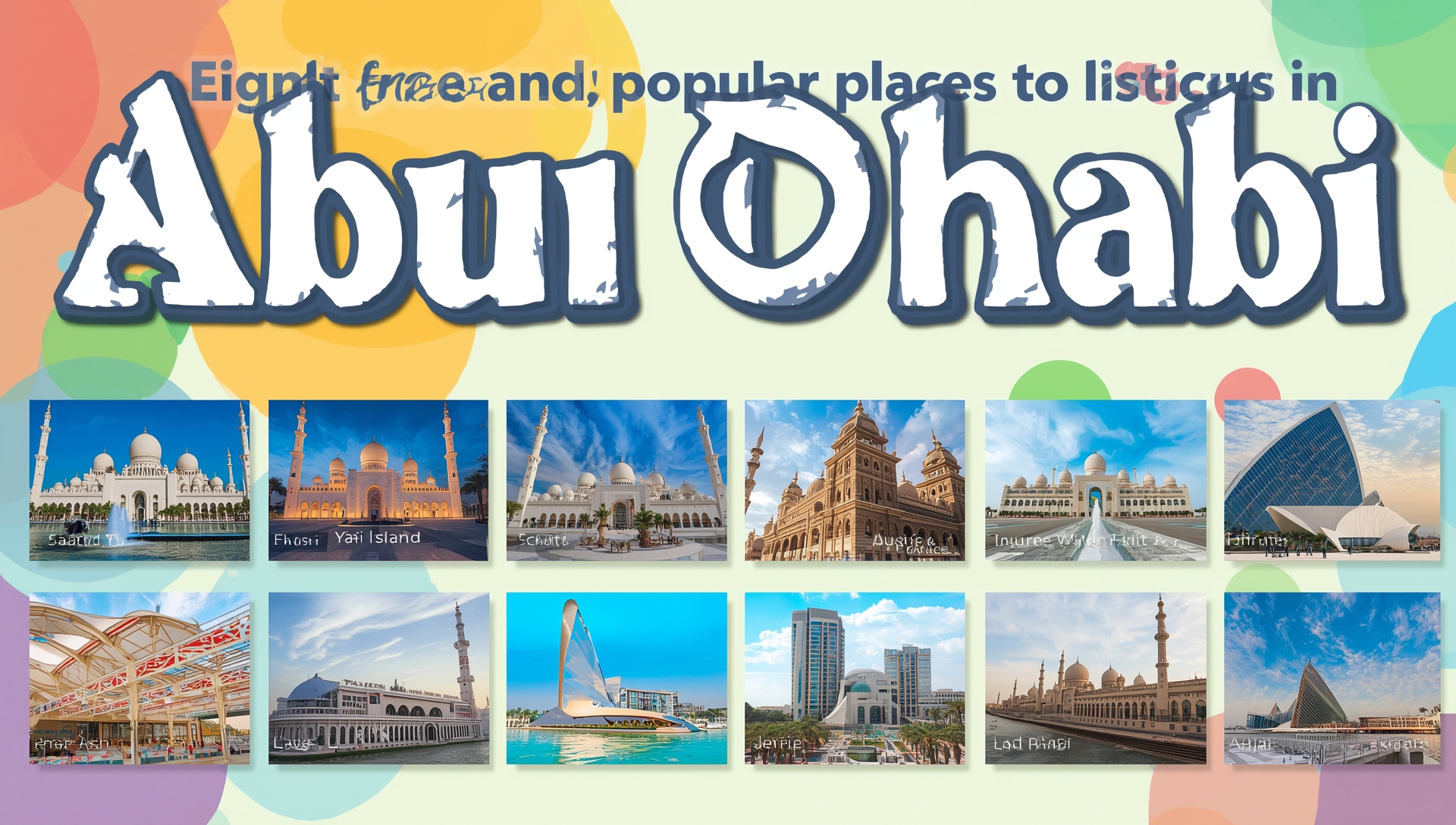 Eight Free and Popular Places to Visit in Abu Dhabi