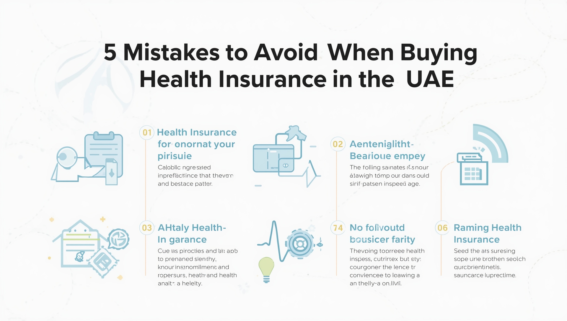 Top 5 Mistakes to Avoid When Buying Health Insurance in the UAE