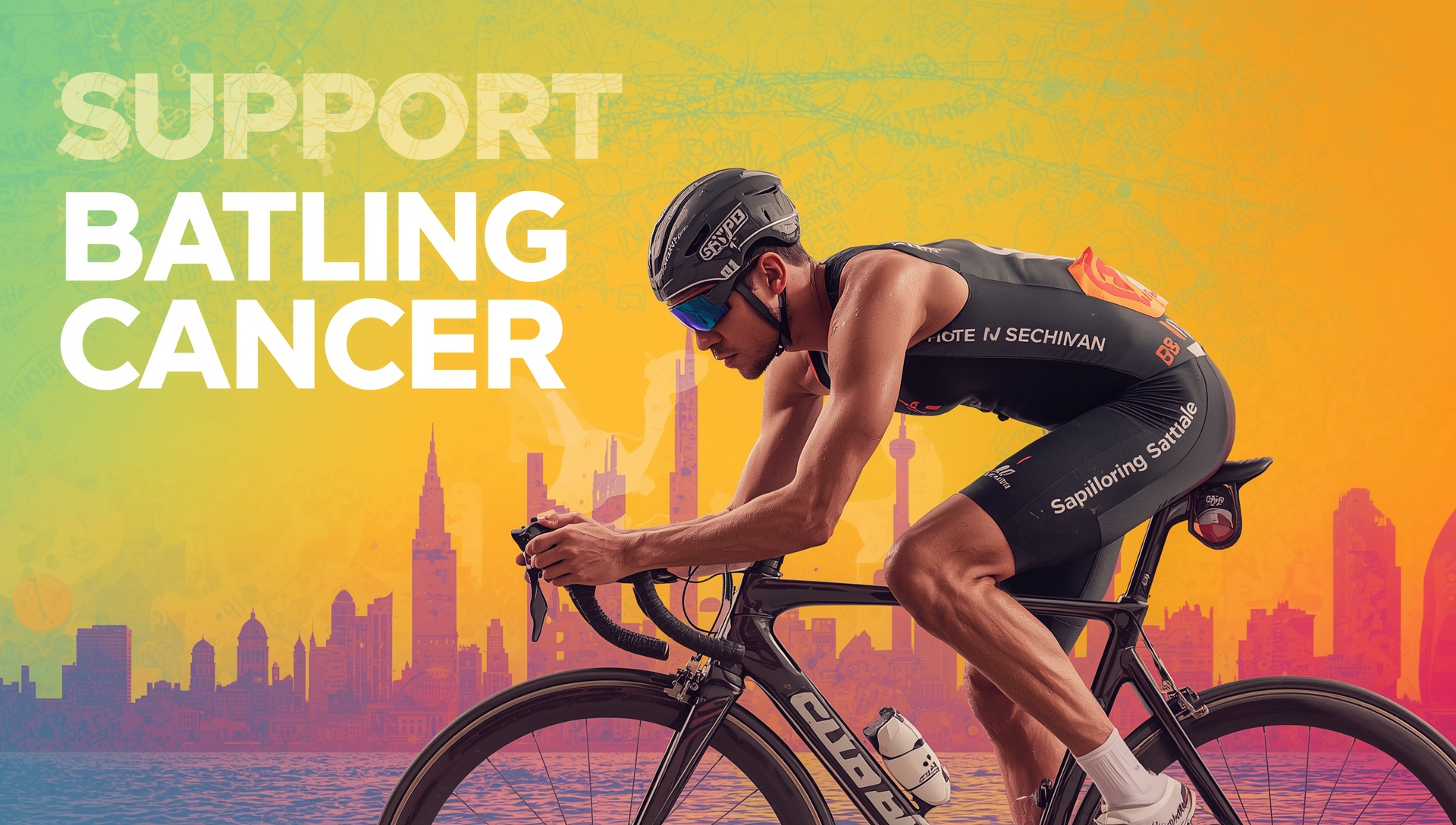 Dubai Athlete Embarks on 10,000km Triathlon Challenge to Support Children Battling Cancer