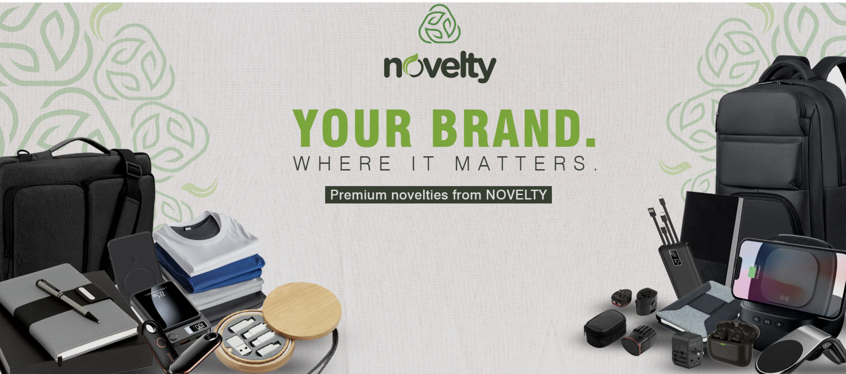Novelty: revolutionize brand connections with eco-friendly branding products