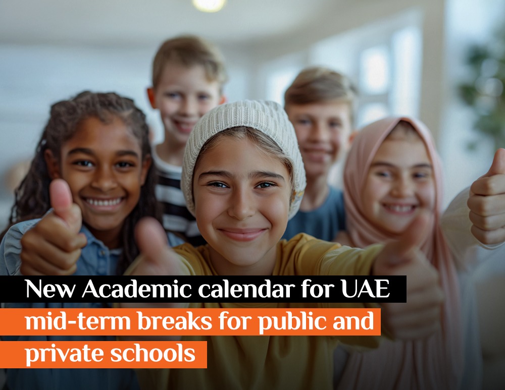 UAE Announces New Academic Calendar for 2025–2026 with Mid-Term Breaks for All Schools