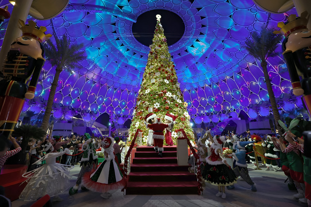 Up to nine months of preparation goes into lighting Dubai’s biggest Christmas trees