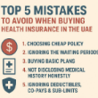 Top 5 Mistakes to Avoid When Buying Health Insurance in the UAE