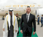 UAE President Sheikh Mohamed arrives in Azerbaijan on official visit