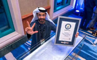 UAE Unveils World’s Largest Silver Bar, Breaking Guinness World Record
