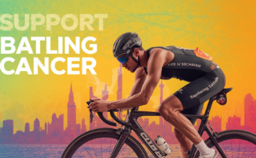 Dubai Athlete Embarks on 10,000km Triathlon Challenge to Support Children Battling Cancer