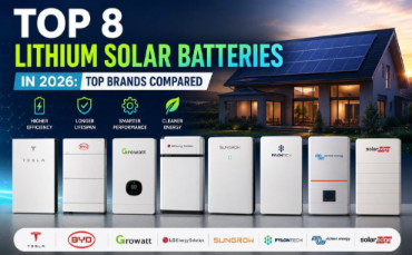 Top 8 Lithium Solar Batteries in 2026: Top Brands Compared