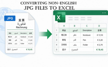 Converting Non-English JPG Files to Excel: What You Need to Know
