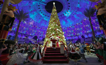 Up to nine months of preparation goes into lighting Dubai’s biggest Christmas trees