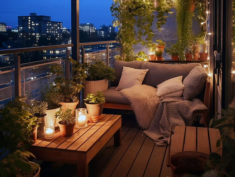 UAE Residents Turn Balconies and Backyards Into Cosy Winter Hangouts