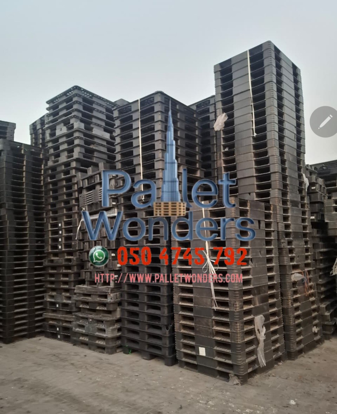 plastic 0507330544 pallets
