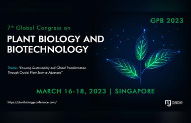7th Edition of Global Congress on Plant Biology and Biotechnology GPB 2023