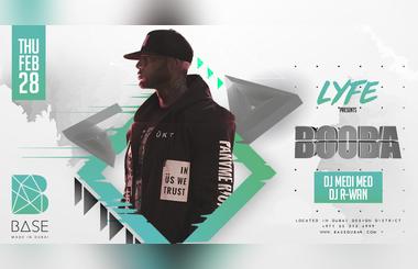 French Rapper BOOBA Live at Base Dubai - Feb 28th