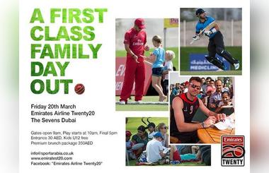 Emirates T20 Cricket Tournament- Get ready for the Emirates Airline T20 cricket matches this March.