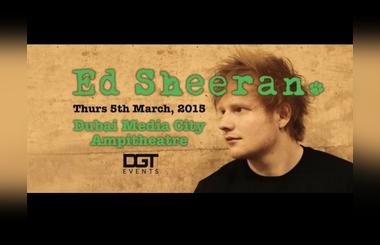 Ed Sheeran Live in Dubai- The British singing sensation comes to Dubai this March as part of his second album X