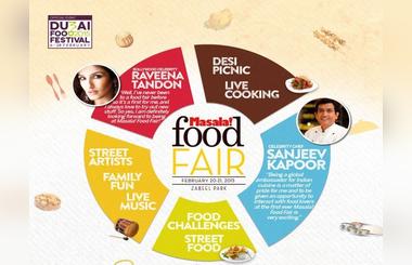 Masala! Food Fair - The first ever Masala! Food Fair will be hosted by Sanjeev Kapoor and Raveena Tandon.