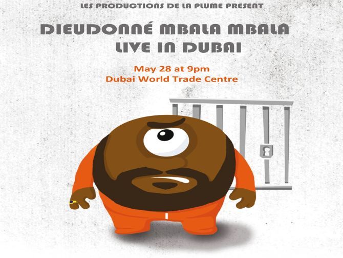 Dieudonn En Tourne- Dieudone Mbala Mbala comes to Dubai for his first comedy show in the region.