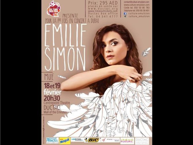 Emilie Simon Live in Dubai- French popstar Emilie Simon to perform in Dubai for the first time.