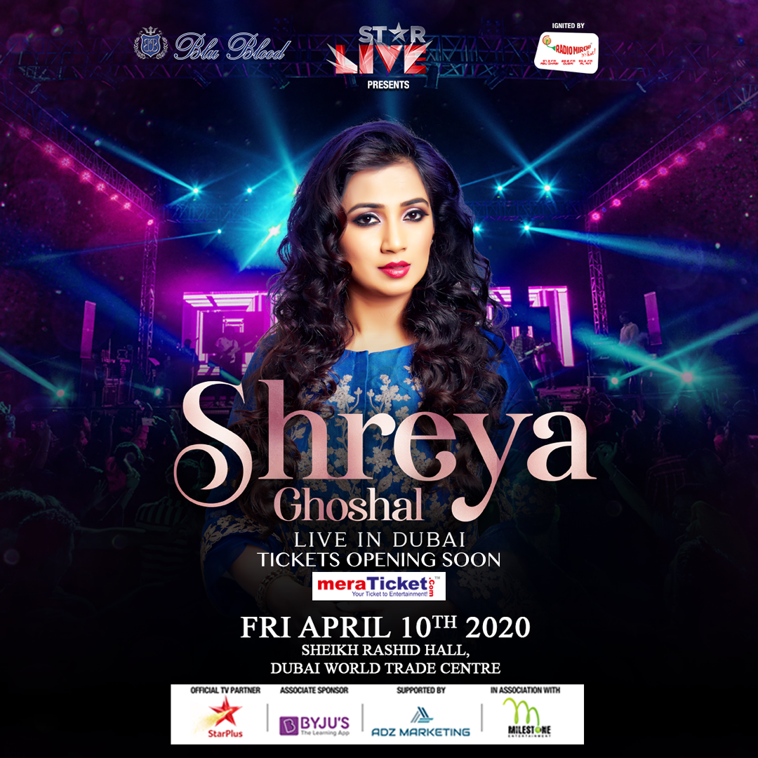 Shreya Ghoshal Live in Dubai