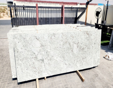 Colonial White Granite Slabs for Elegant Interiors-Dollar Exim