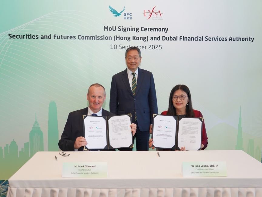 DFSA and Hong Kong’s Securities and Futures Commission strengthen cross-border investment oversight
