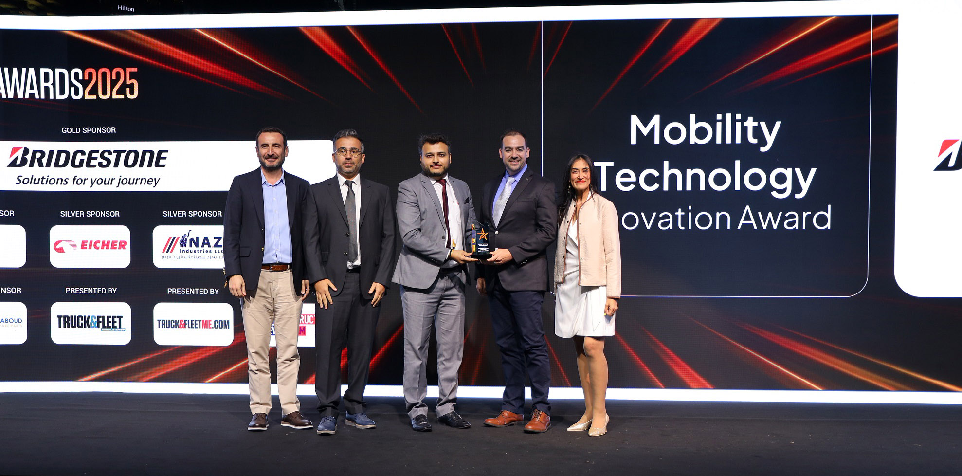 Bridgestone Middle East & Africa Wins Mobility Technology Innovation Award at Truck and Fleet ME Awards