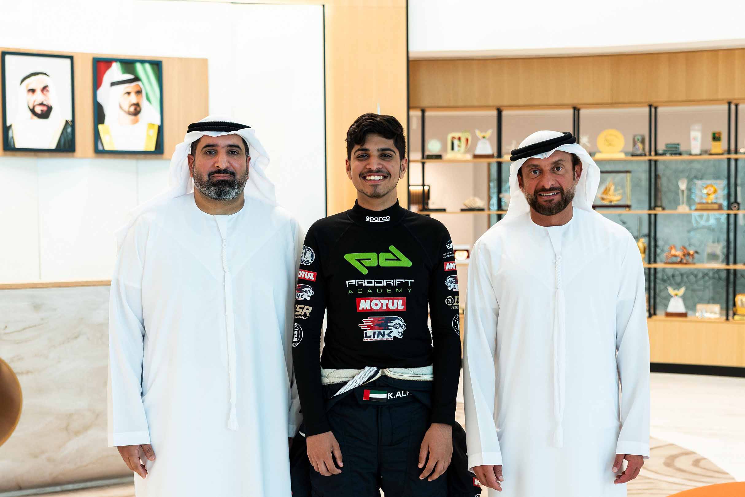 UAE Committee for Talent and National Sports Support Onboards Drift Driver Khalifa Al Falasi