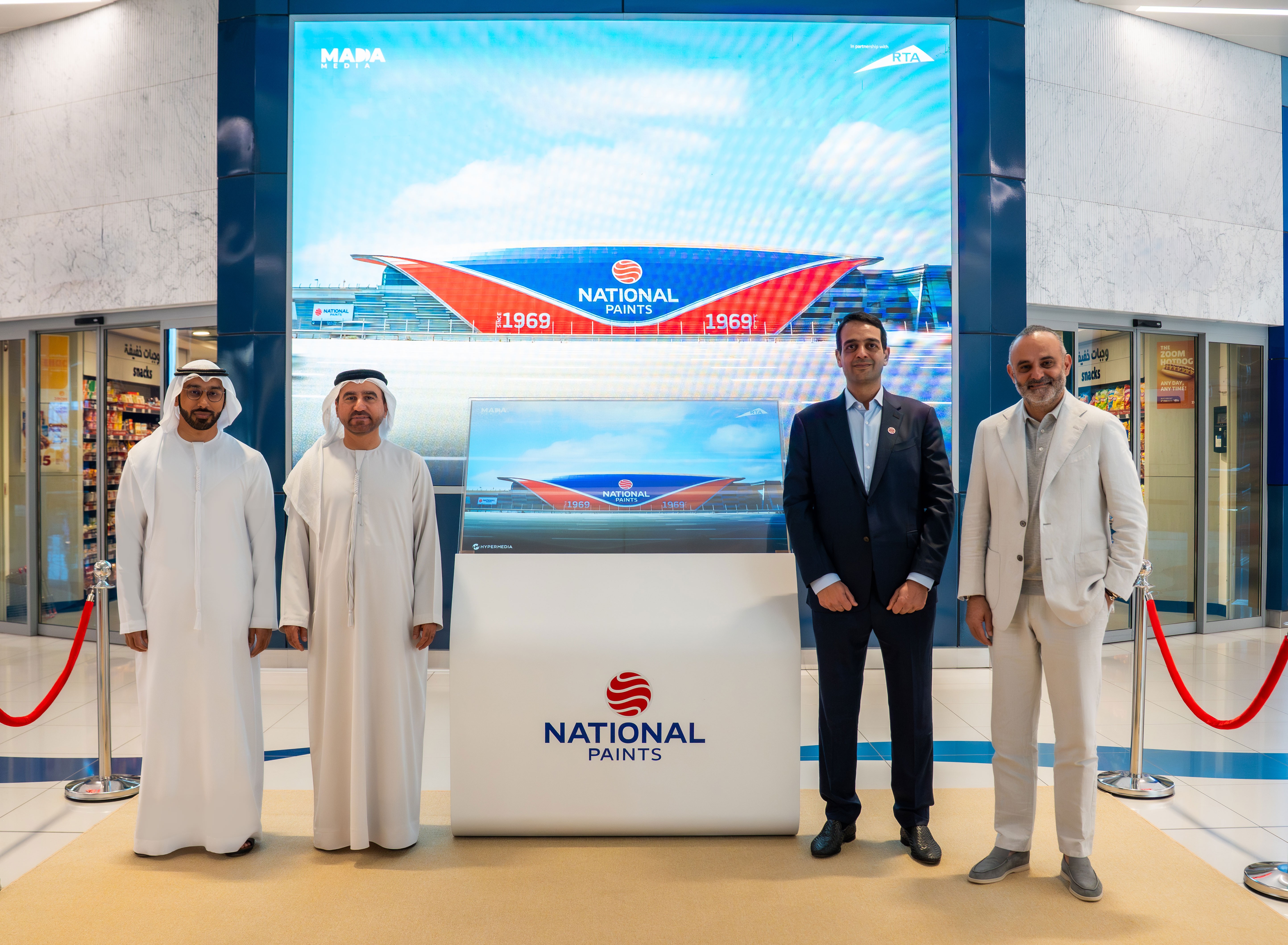 Dubai Metro Naming Rights Initiative Gains Momentum as Mada Media Formalises ‘National Paints’ Station Agreement