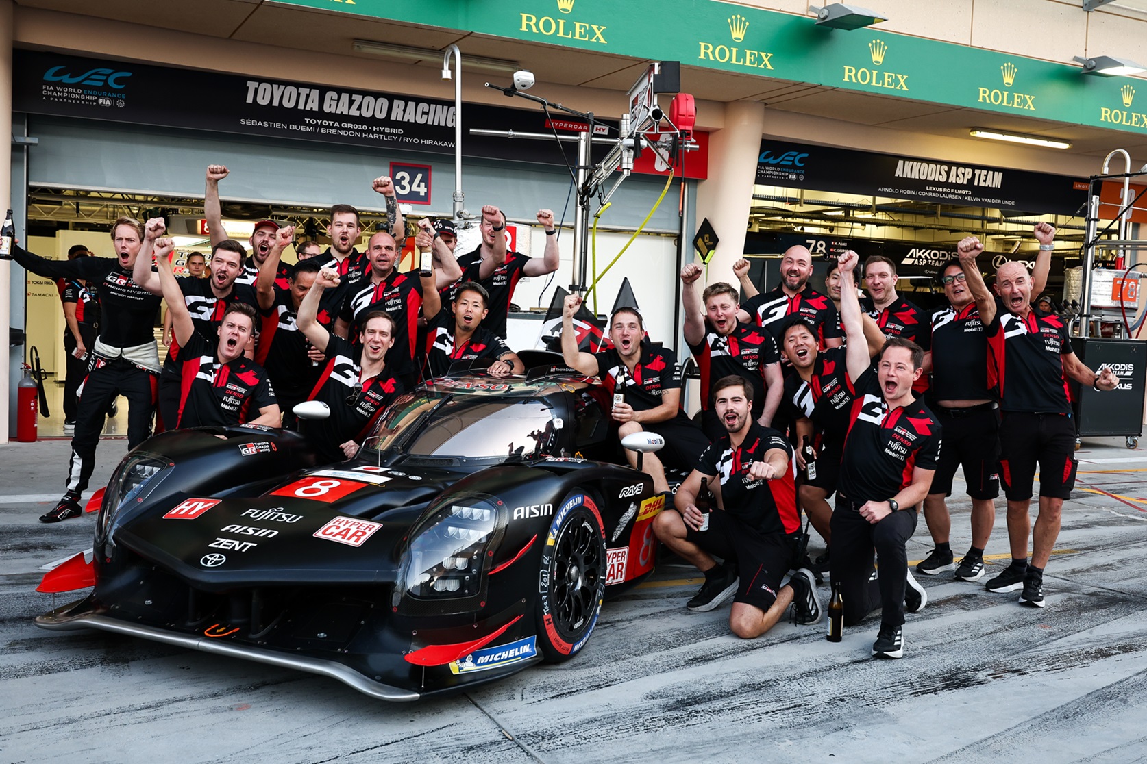 TOYOTA GAZOO Racing Triumphs at 8 Hours of Bahrain, Clinches Sixth Manufacturers' Championship