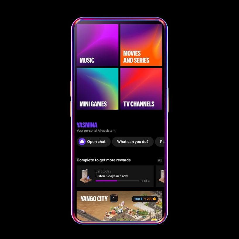 Yasmina in Yango Play: revolutionising entertainment with  personalised, culture-rich interactions