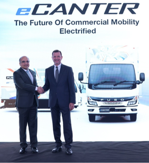 Fuso launches the new all-electric eCanter in the United Arab Emirates