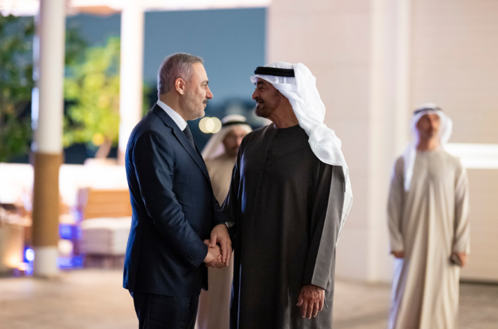 UAE President meets Turkish Foreign Minister, for Eid Al-Fitr greetings
