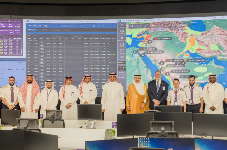 Saudi minister of transport and logistics opens flyadeal’s new operations control centre