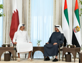 UAE President and Emir of Qatar discuss regional developments in phone call