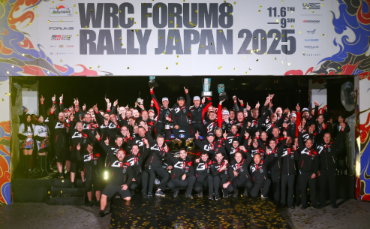 Toyota Gazoo Racing Secures 1-2-3 Finish at Rally Japan 2025