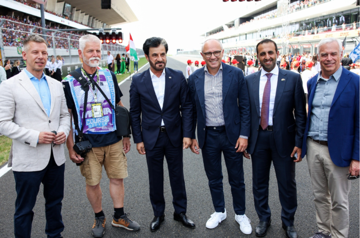 FIA President Mohammed Ben Sulayem Meets Hungarian Prime Minister and Czech President at Hungarian Grand Prix