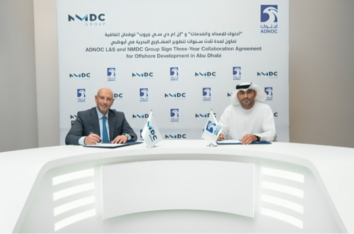 NMDC and ADNOC L&S sign three-year collaboration agreement to boost offshore development in Abu Dhabi