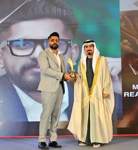 Sai Syam Ramachandran honoured with ‘Visionary Leader’ award by Sheikh Saqer Ali Binsaeed Al Nuaimi