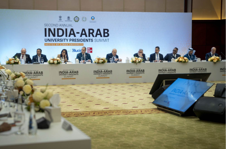 Second Annual India–Arab University Presidents Summit Opens at Ajman University