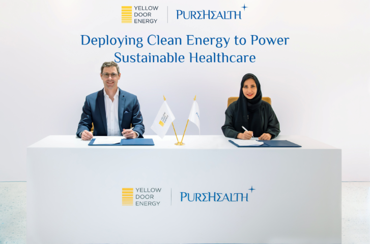 PureHealth and Yellow Door Energy Sign Master Lease Agreement to Advance Sustainable Healthcare in the UAE