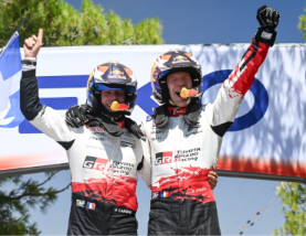 GAZOO Racing Secures Double Podium Finish at Acropolis Rally Greece and Extends Championship Lead
