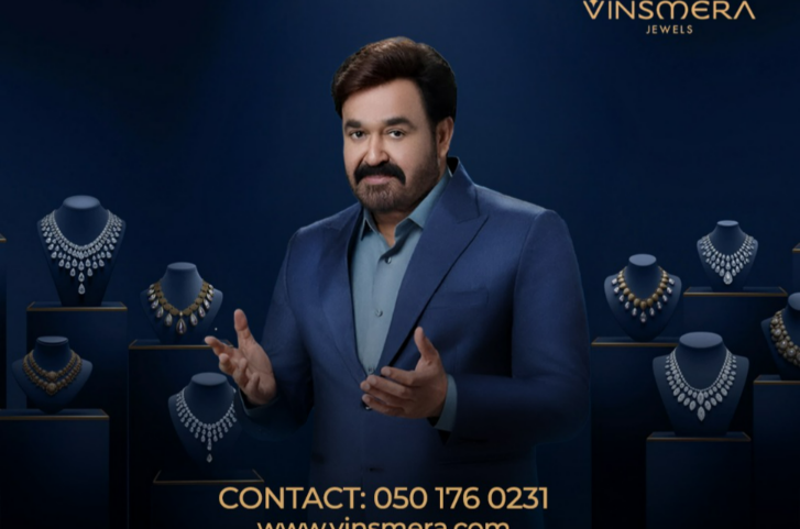 Mohanlal named brand ambassador as Vinsmera Jewels launches in Dubai