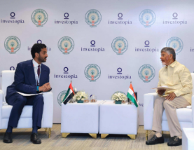 H.E. Bin Touq Meets Andhra Pradesh Leadership to Strengthen UAE-India Collaboration in New Economy and Food Sectors