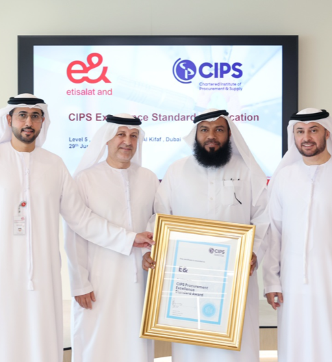 e& Recognised by CIPS for Procurement Excellence