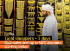 UAE Gold Shoppers Enticed by 3-Day Flash Sales Amid Drop in Gold Prices
