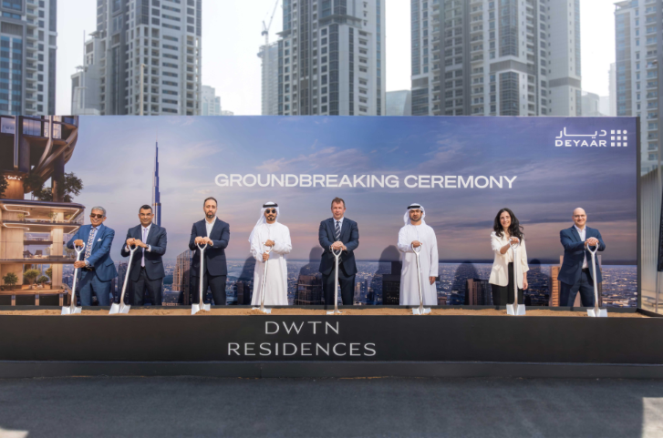 Deyaar breaks ground on DWTN Residences, a new residential landmark in Dubai